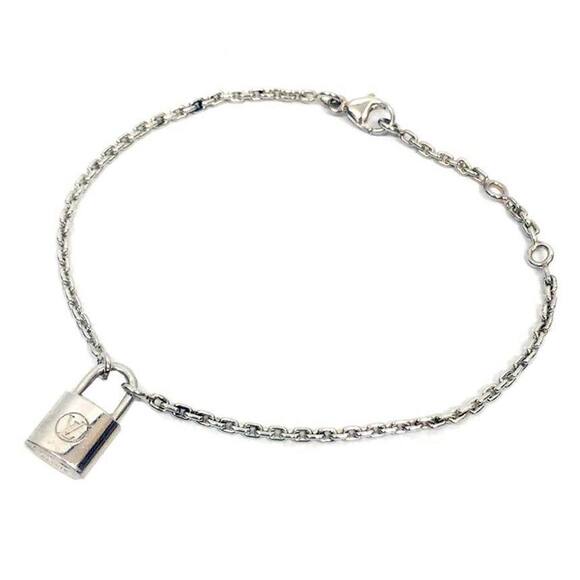 LOUIS VUITTON Silver Lockit Charm Bracelet - Picture 1 of 3